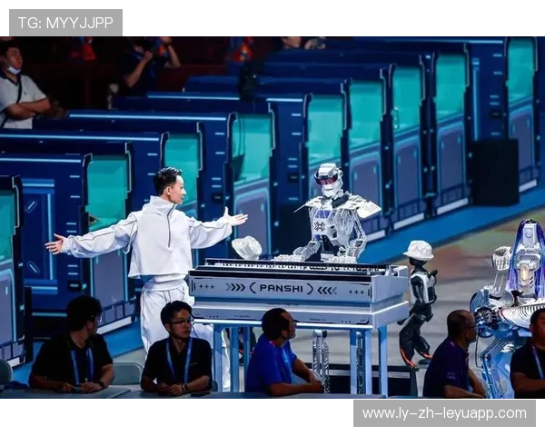 _未来科技展：机器人运动员与真人比赛同台竞技_，机器人与人的比赛